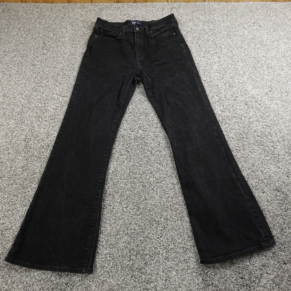 GAP Black Flare Jeans - Women's Wide Leg